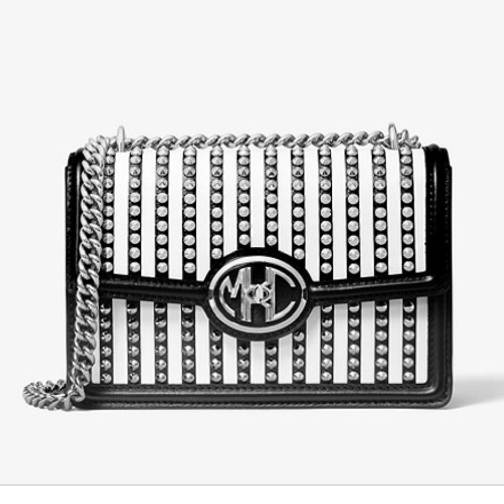 Michael Kors Collection Monogramme Studded Chain